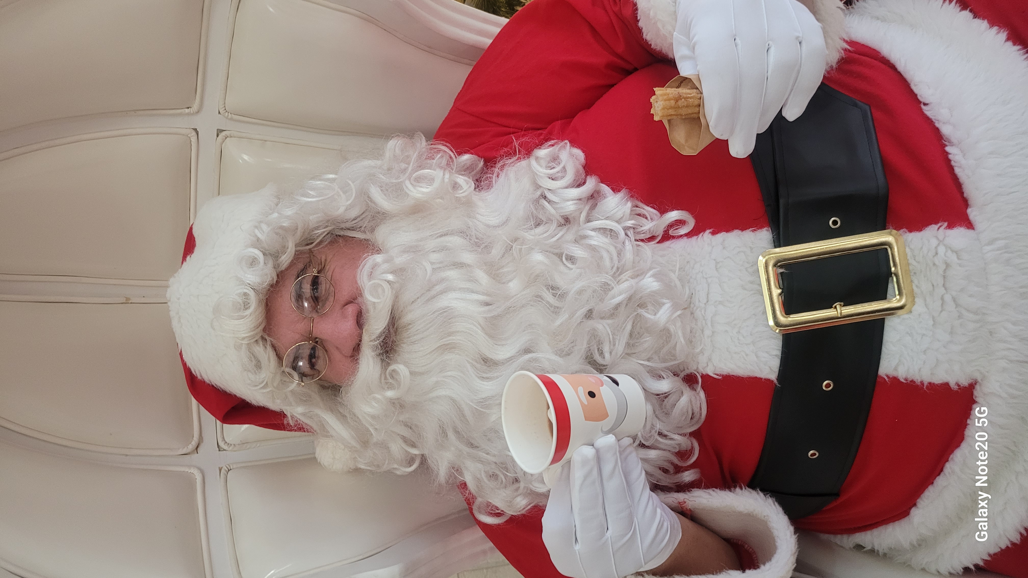 Papa Noel at a Christmas celebration
